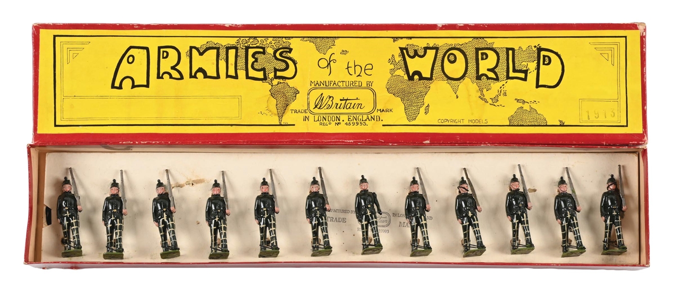W. BRITAINS SET NO. 1913 CAMERONIANS 