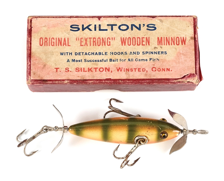 PFLUEGER – SKILTON’S “EXTRONG” WOODEN MINNOW