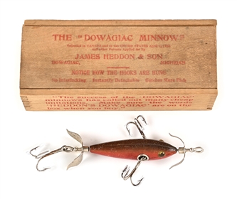 HEDDON 104 MINNOW IN BLENDED RED