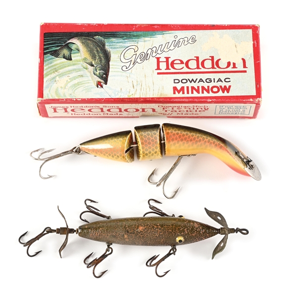 BOXED HEDDON GAMEFISHER & WOODS EXPERT MINNOW