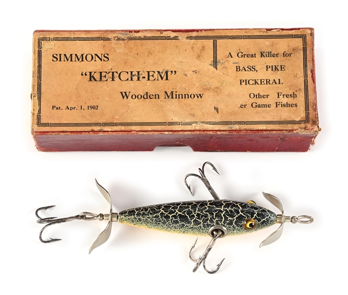 SIMMONS HARDWARE KETCH-EM WOODEN MINNOW