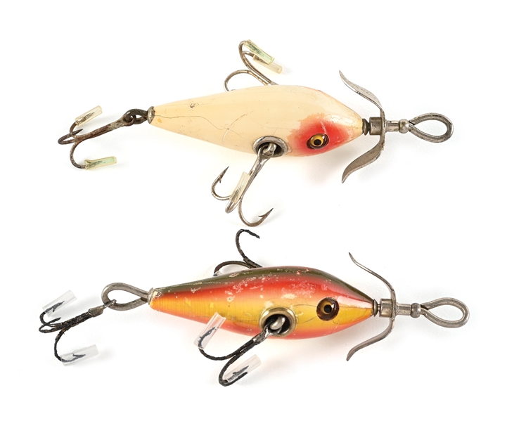 PAIR OF HEDDON NO. 20 MINNOWS